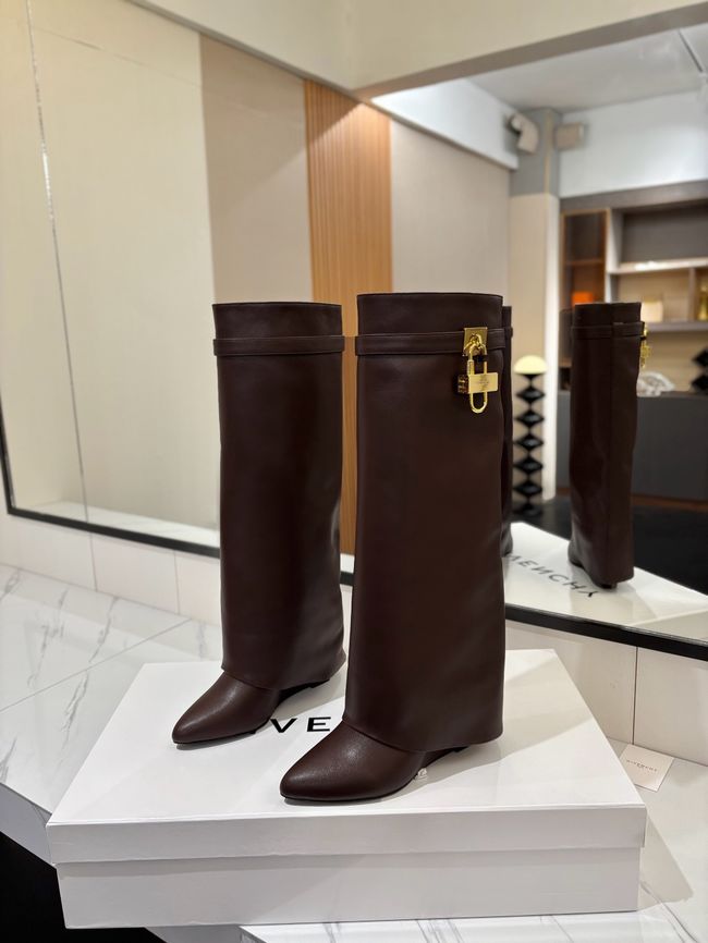 Givenchy High Boots Calfskin Heel 8.5CM 64150-3