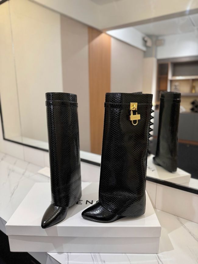 Givenchy High Boots Calfskin Heel 8.5CM 64150-4