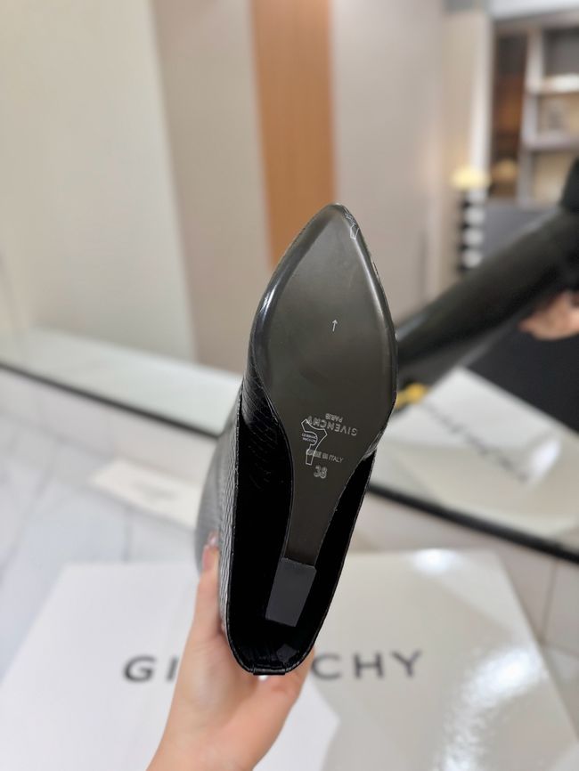 Givenchy High Boots Calfskin Heel 8.5CM 64150-4