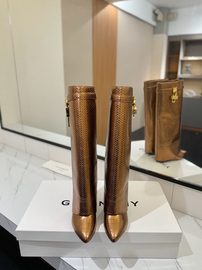 Givenchy High Boots Calfskin Heel 8.5CM 64150-6
