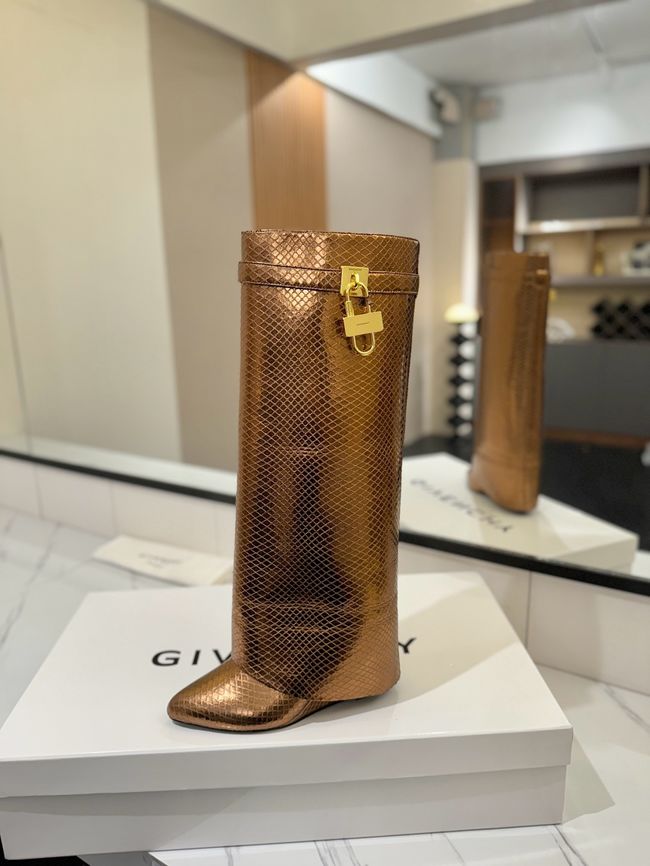 Givenchy High Boots Calfskin Heel 8.5CM 64150-6