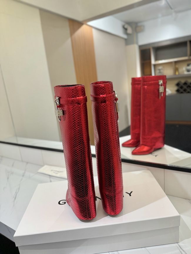 Givenchy High Boots Calfskin Heel 8.5CM 64150-7