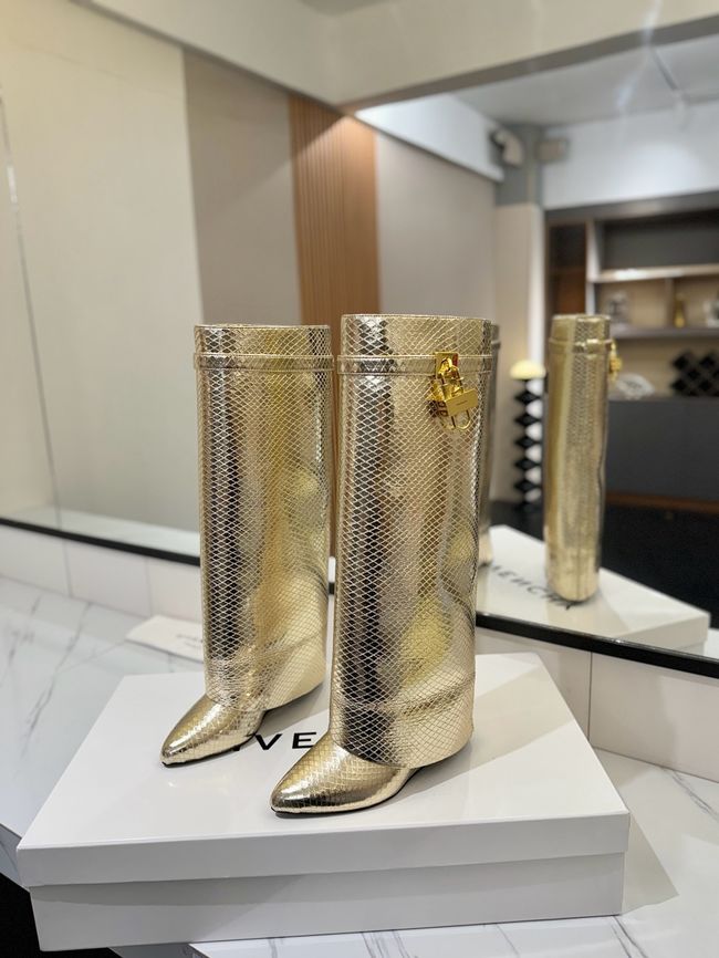 Givenchy High Boots Calfskin Heel 8.5CM 64150-8