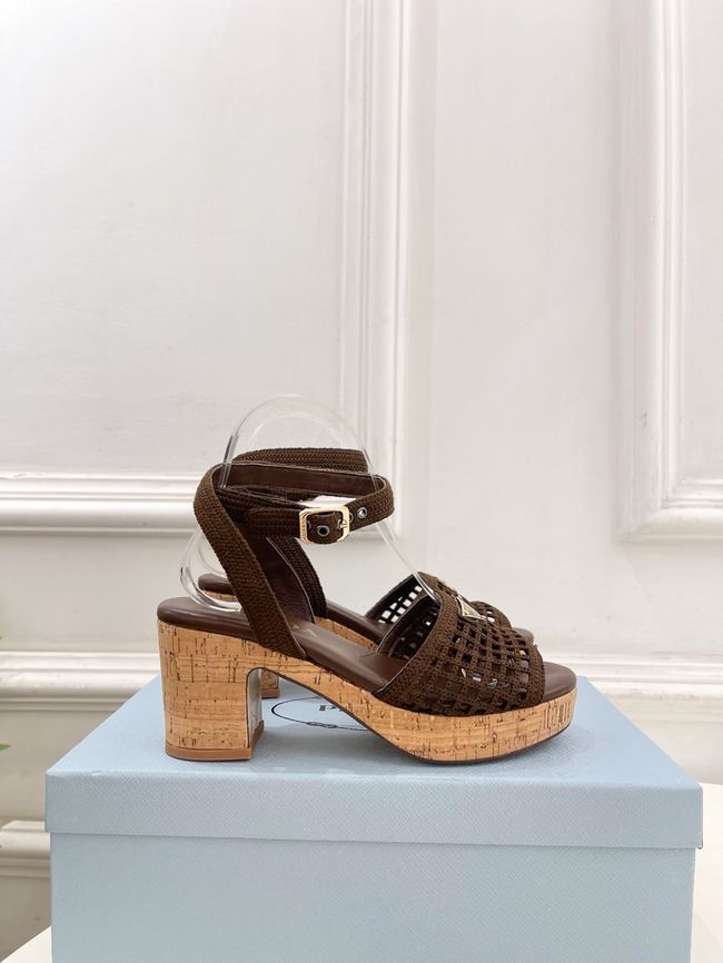 Prada Rubber platform sandals 1X267O-1