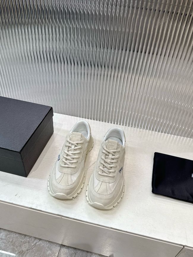 Prada Mesh fabric and suede sneakers 1E503O-1