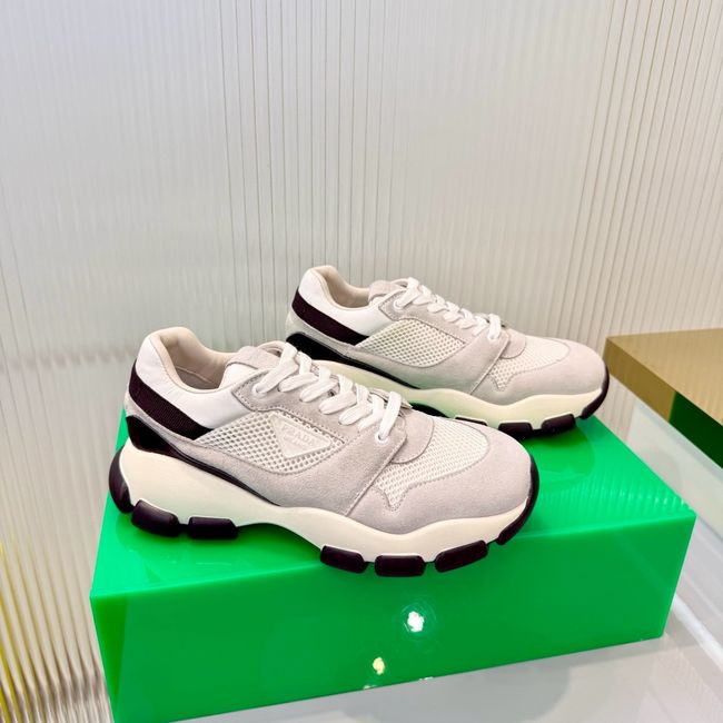 Prada Mesh fabric and suede sneakers 1E506O-1