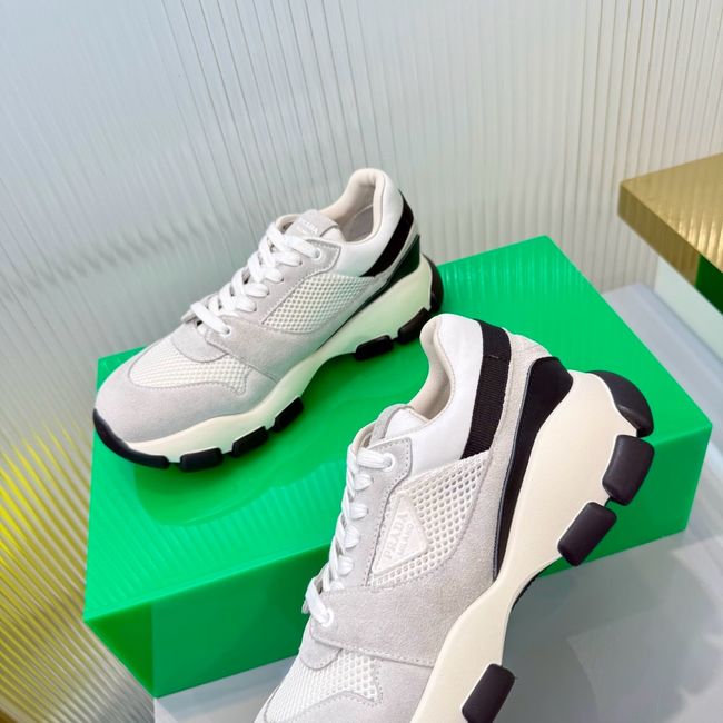 Prada Mesh fabric and suede sneakers 1E506O-1
