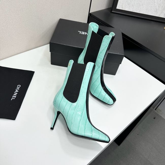 Chanel Mid-Calf Boots Calfskin 64178-3