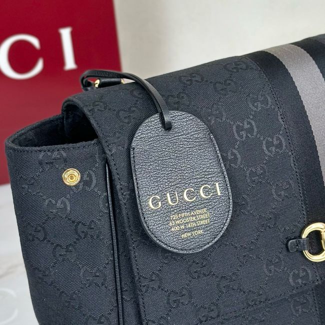 Gucci Paparazzo large top handle bag 875019 black