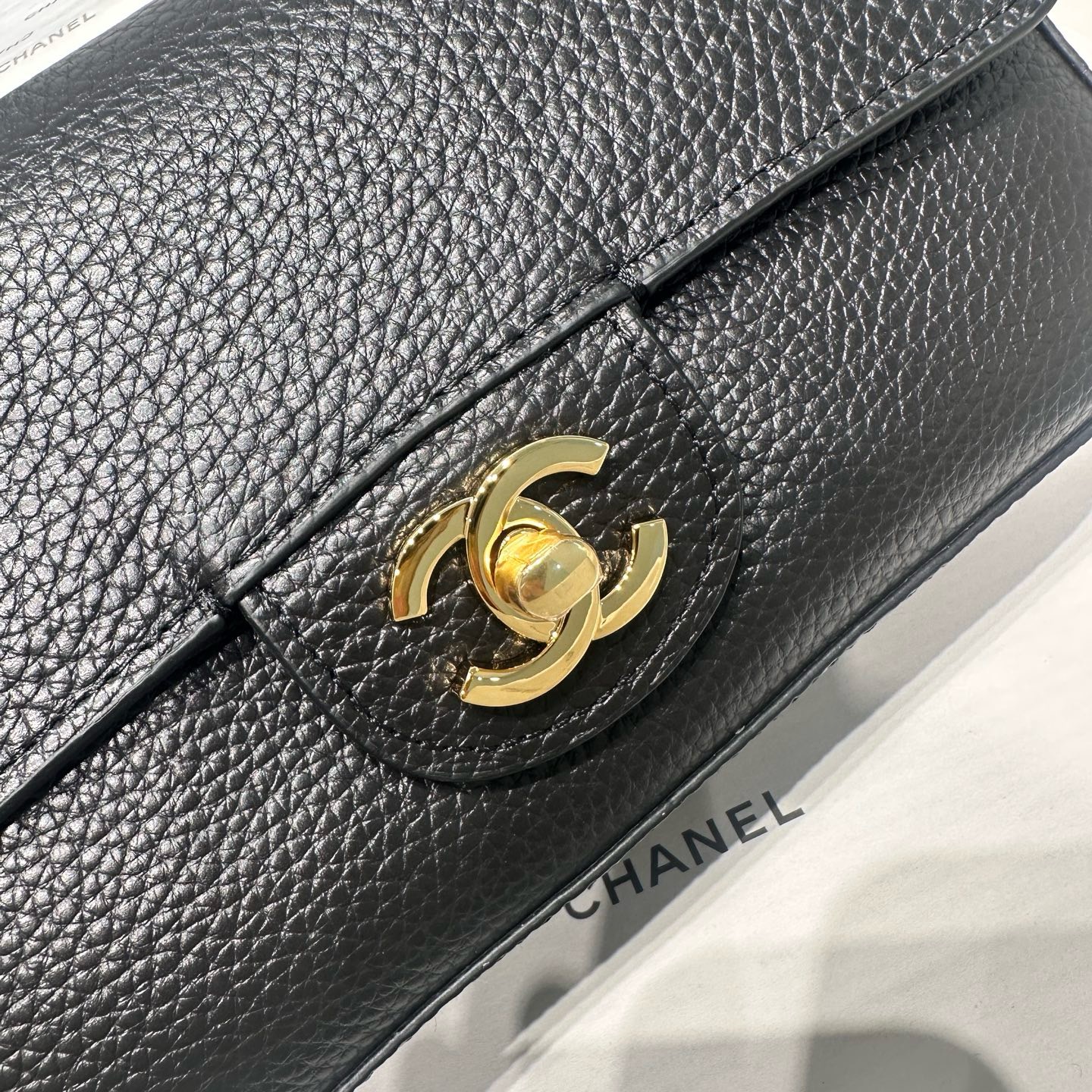 Chanel Mini Flap Bag AS6573 Black&dold