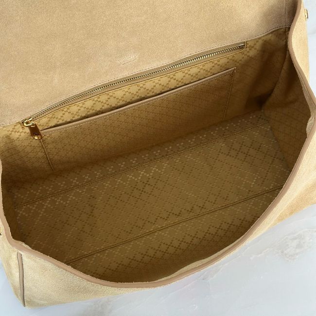Gucci Paparazzo large top handle bag 875019 Apricot suede