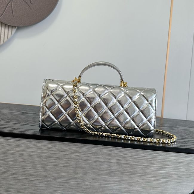 Chanel Clutch with chain Sheepskin AP5280 Silver