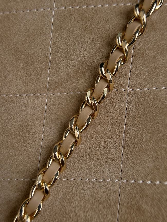 Chanel small Flap Bag AS6449 dark Beige