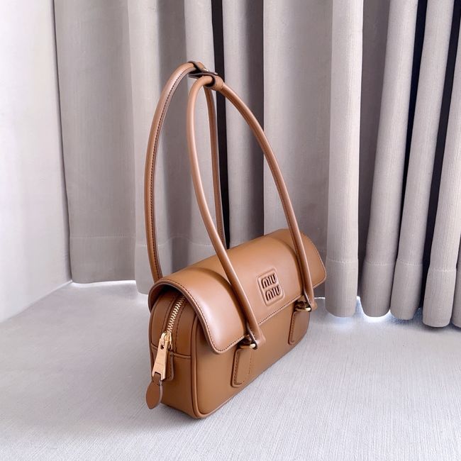 MIUMIU Arcadie leather bag 5BD282 light camel MIUMIU Arcadie leather bag 5BD282 light camel