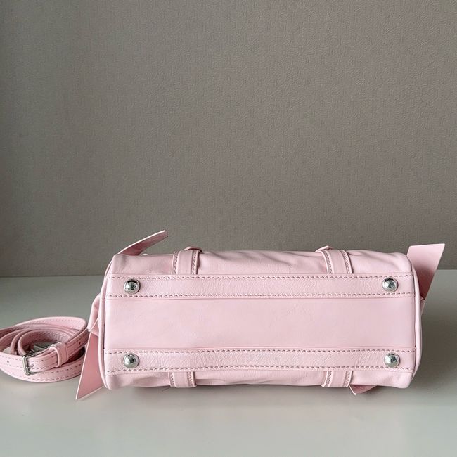 MIUMIU Patent leather bag 5BA336 Rose red
