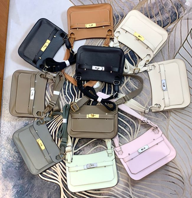 Hermes Jypsiere mini shoulder bag H088004 black&gold buckle