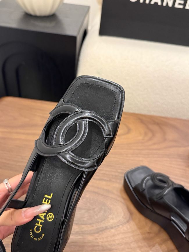 CHANEL Sandals Calfskin 55mm G47401-1