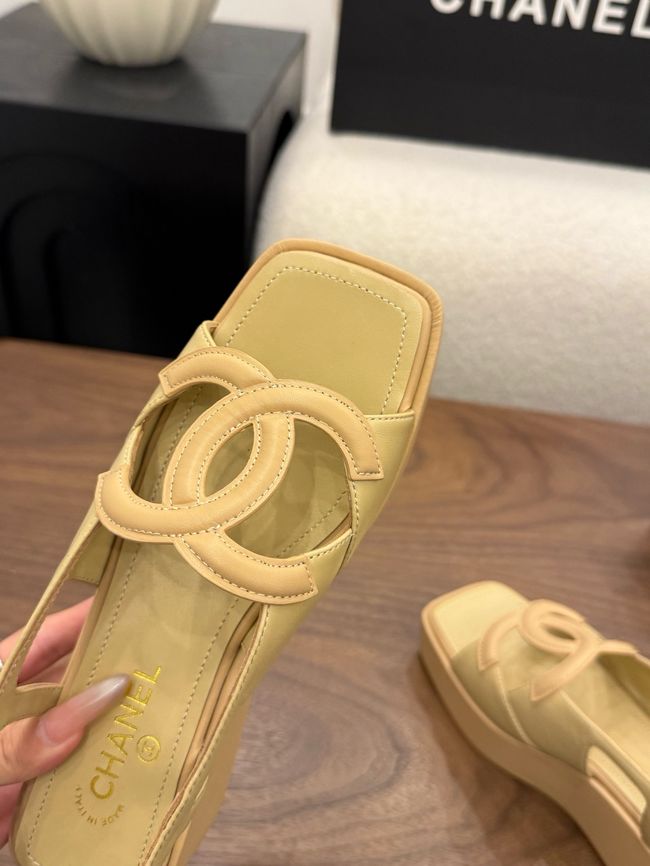 CHANEL Sandals Calfskin 55mm G47401-4