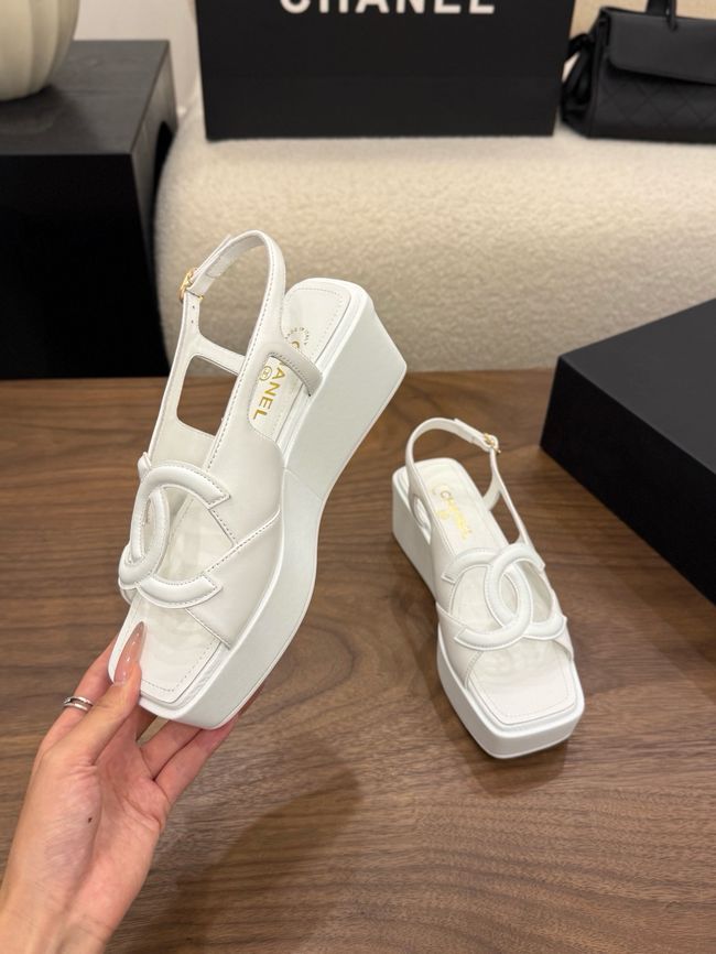 CHANEL Sandals Calfskin 55mm G47401-5