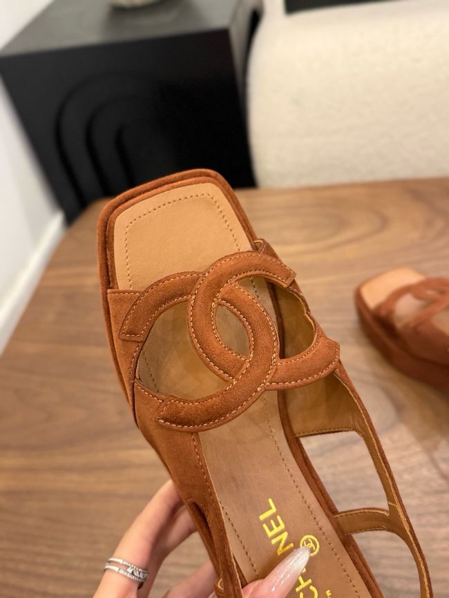 CHANEL Sandals Calfskin 55mm G47401-7