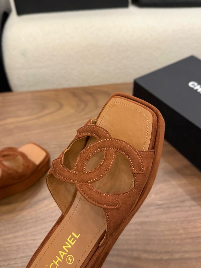 CHANEL slippers 5CM 64203-2