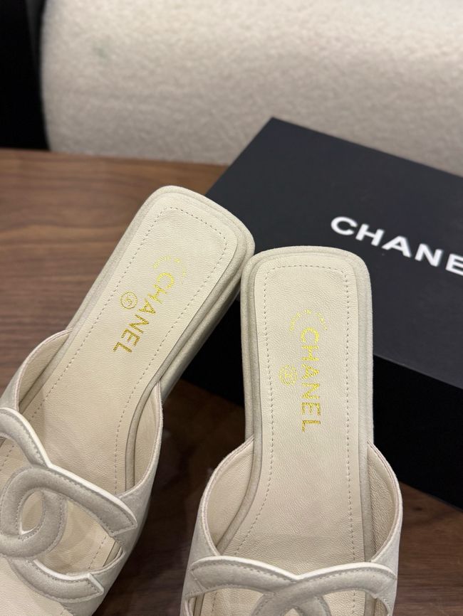 CHANEL slippers 5CM 64203-3