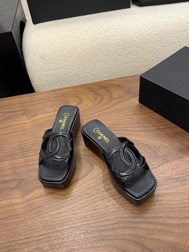CHANEL slippers 5CM 64203-5