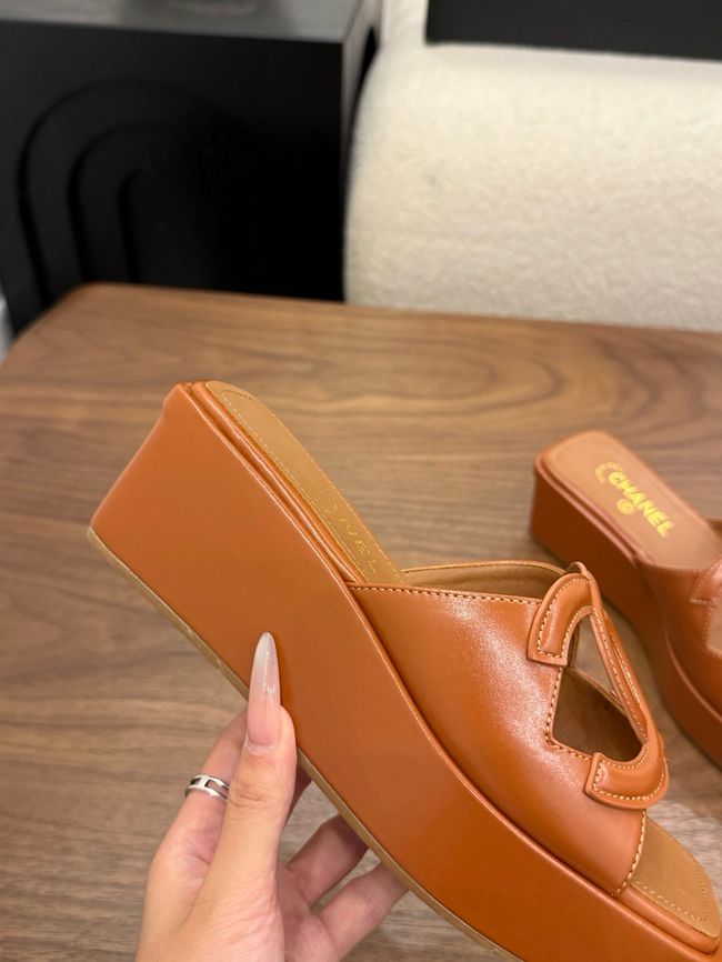 CHANEL slippers 5CM 64203-6