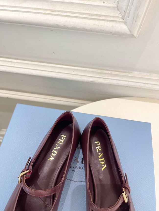Prada Leather ballerinas 64205-2