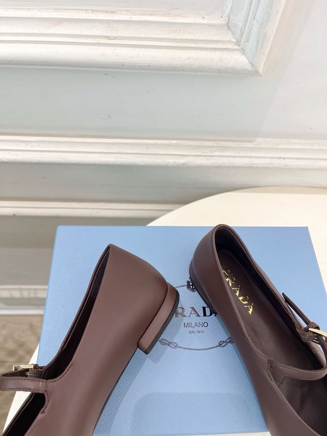 Prada Leather ballerinas 64205-4