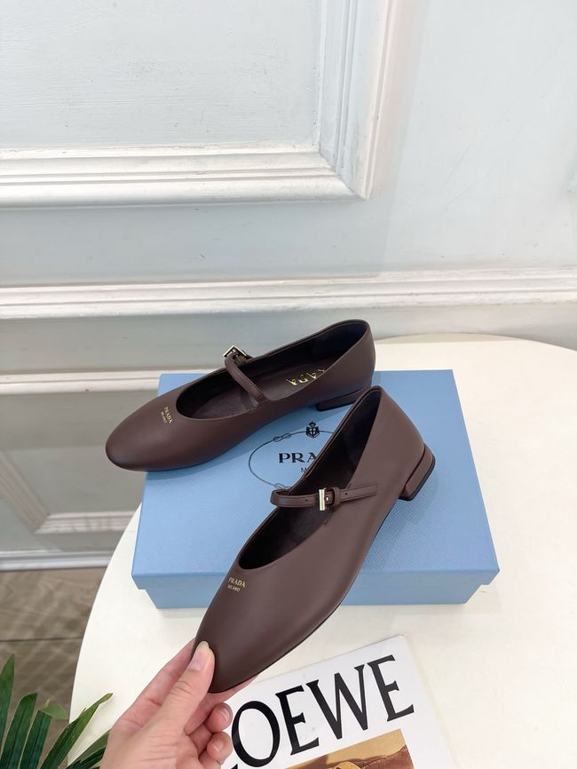 Prada Leather ballerinas 64205-4