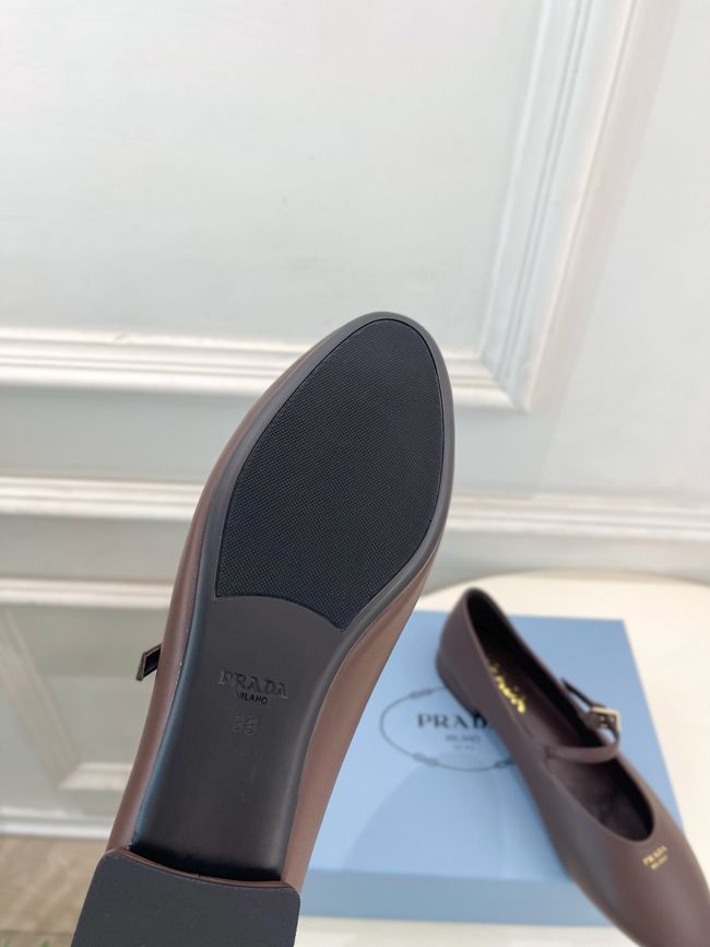Prada Leather ballerinas 64205-4