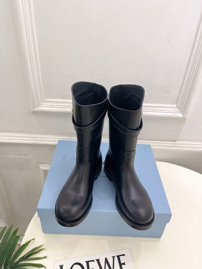 Prada Leather mid-calf boots 64207-1