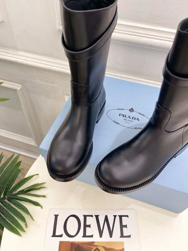 Prada Leather mid-calf boots 64207-1