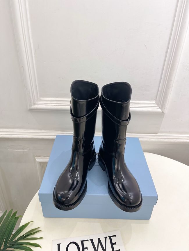 Prada Leather mid-calf boots 64207-2