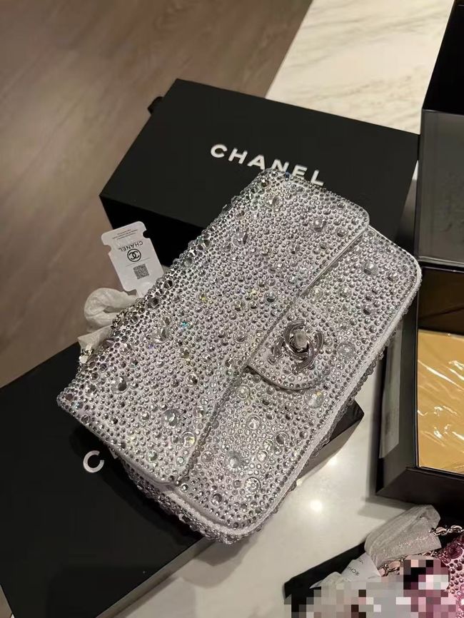 CHANEL Evening Bag AS4297 Silvery