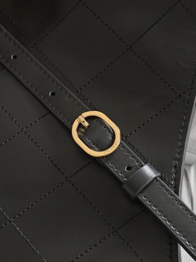 Chanel Calfskin Shoulder Bag AS6478 black