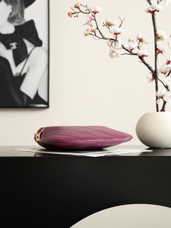Chanel Calfskin Shoulder Bag AS6479 Burgundy