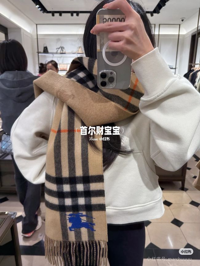 Burberry cashmere scarf BU0021-2