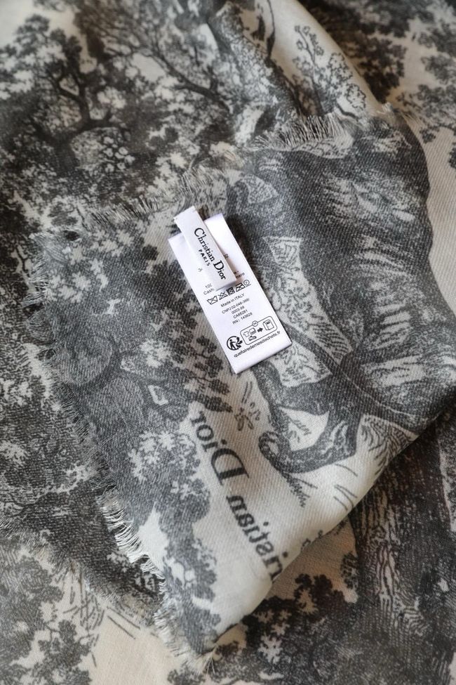 Dior Shawl Wool Silk and Cotton KY197