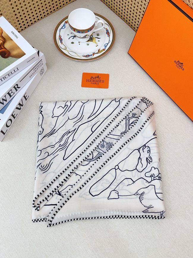 Hermes cashmere scarf H251527-1