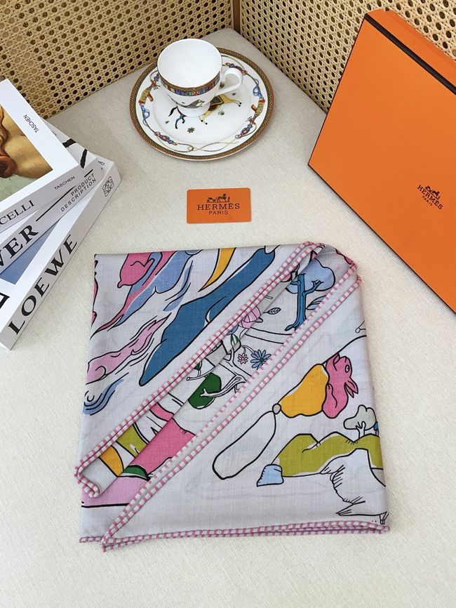 Hermes cashmere scarf H251527-3 Hermes cashmere scarf H251527-3