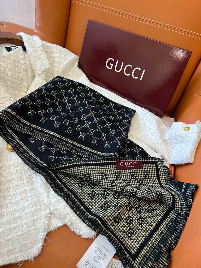 Gucci cashmere scarf 873732-4