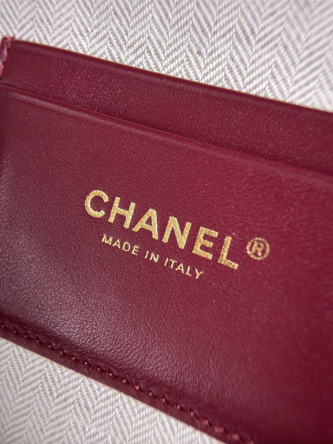 Chanel Large Vanity with chain AS6473 camel