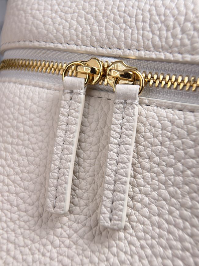 Chanel Large Vanity with chain AS6473 white