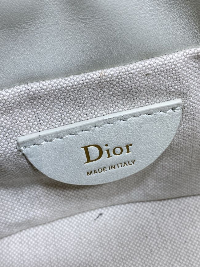 Dior Adiorable Mini Bucket Bag Cannage Lambskin S2426 Cream