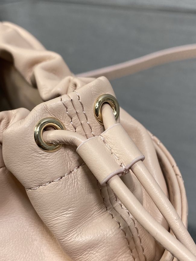 Dior Adiorable Mini Bucket Bag Cannage Lambskin S2426 pink