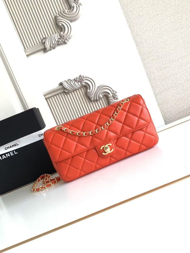 Chanel Flap Bag Lambskin AS6568 red