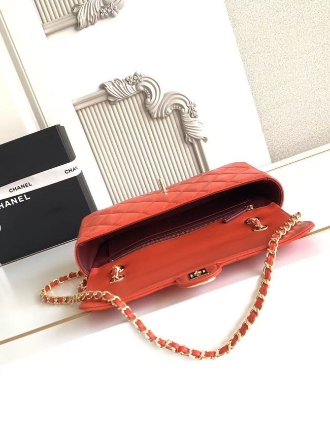 Chanel Flap Bag Lambskin AS6568 red Chanel Flap Bag Lambskin AS6568 red