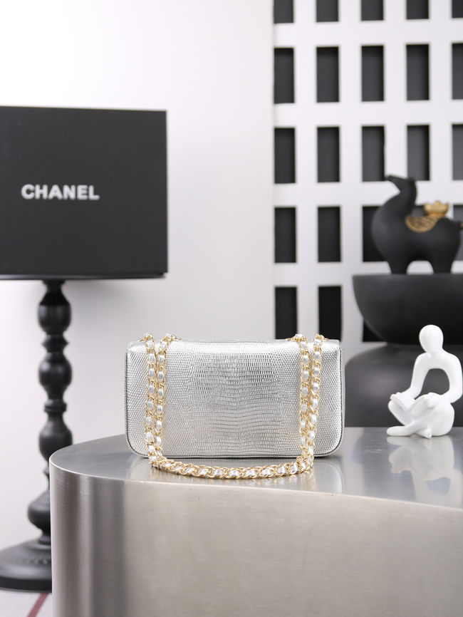 Chanel Mini Flap Bag AS6430 Silvery
